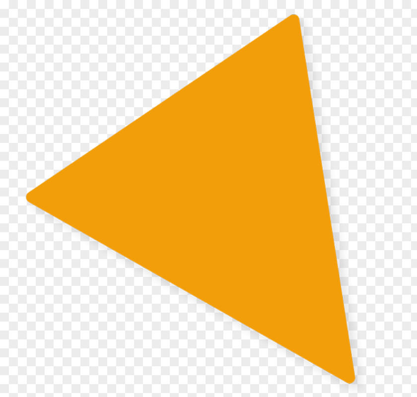 Yellow Triangle Flag Image Icon Design PNG