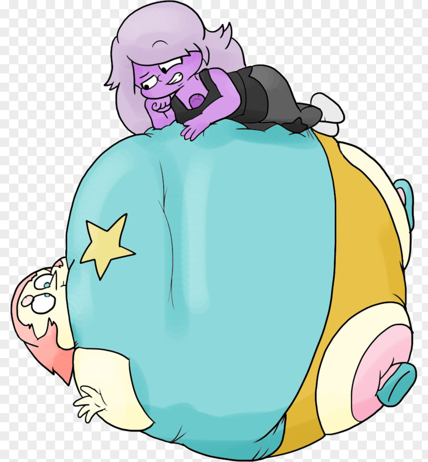 Bloat Pearl Body Inflation Art PNG