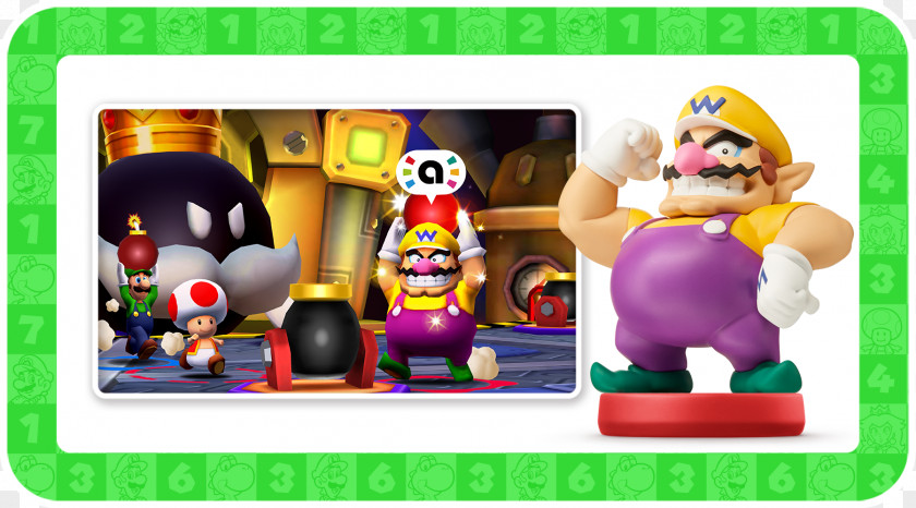 Mario Party Star Rush Toad Luigi & Wario PNG