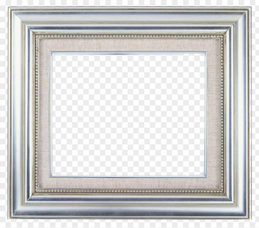 The Silver Border Of European Metal Pattern Picture Frame Decorative Arts Bigstock PNG