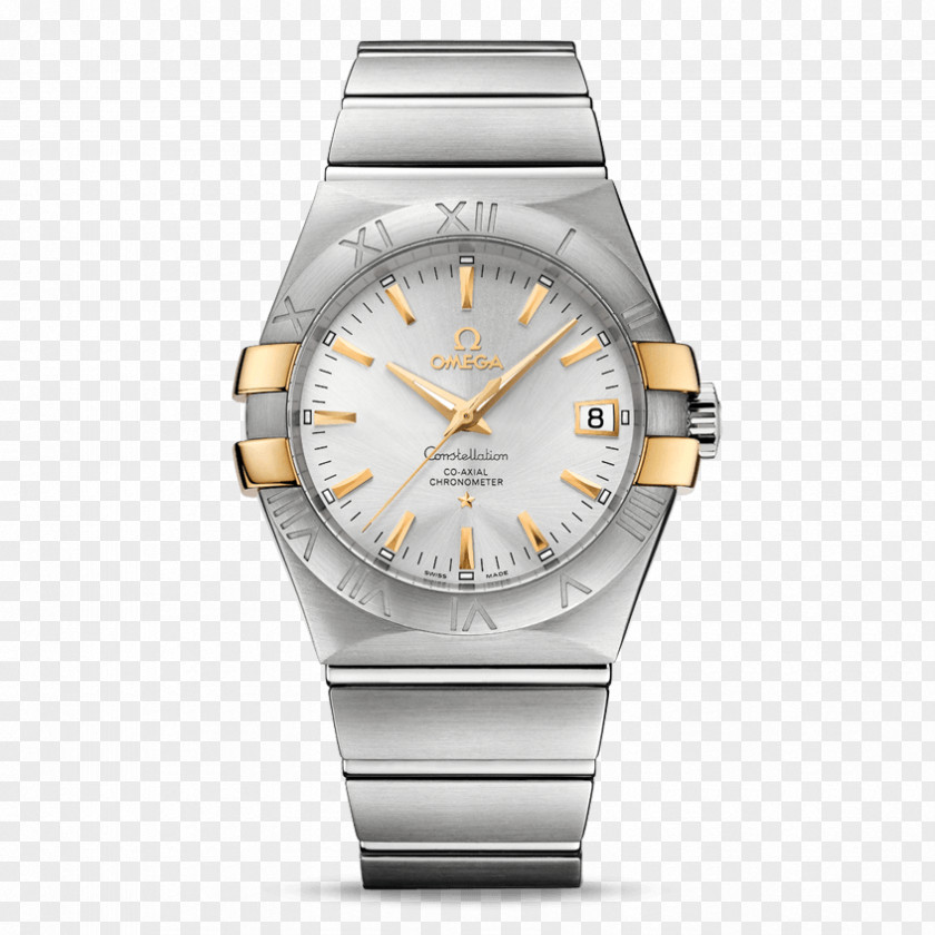 Watch Omega Constellation SA Coaxial Escapement Gold PNG
