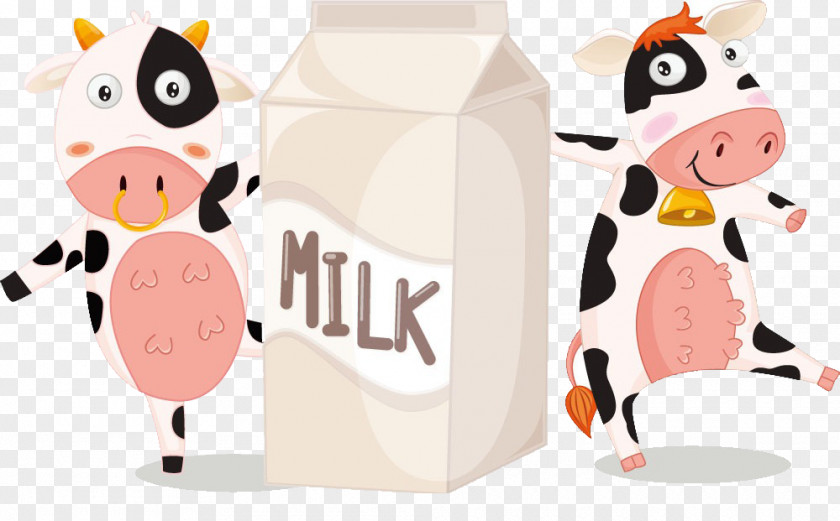 Dairy Cow Milk Cattle Carton PNG