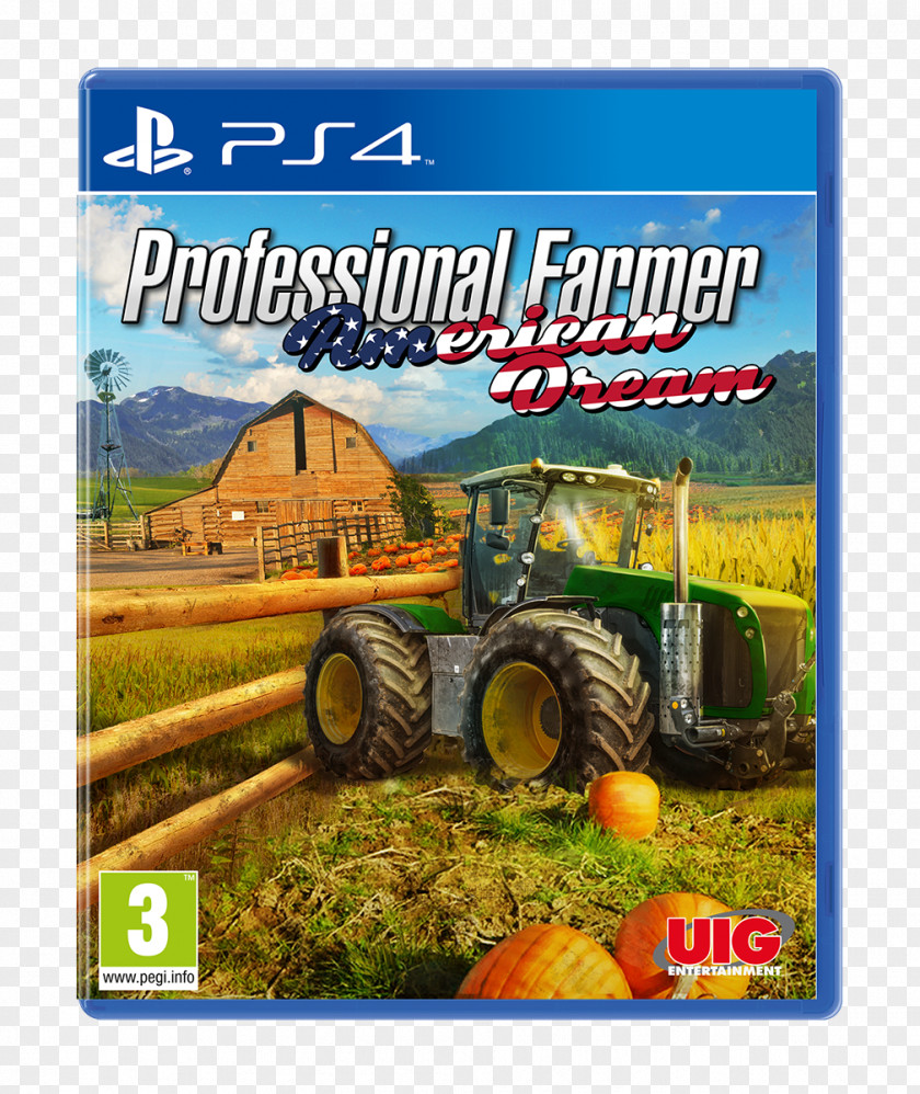 Farming Simulator Professional Farmer: American Dream Farmer 2017 Nintendo Switch PlayStation 4 PNG