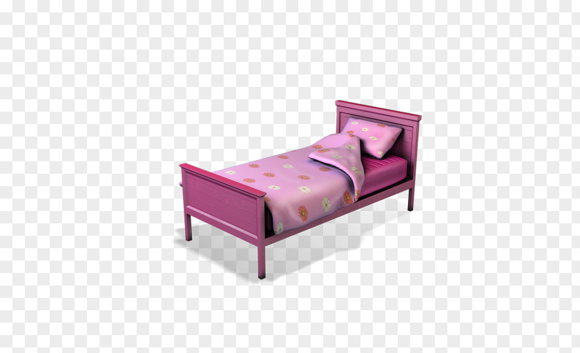 Mattress Bed Frame Pink M PNG