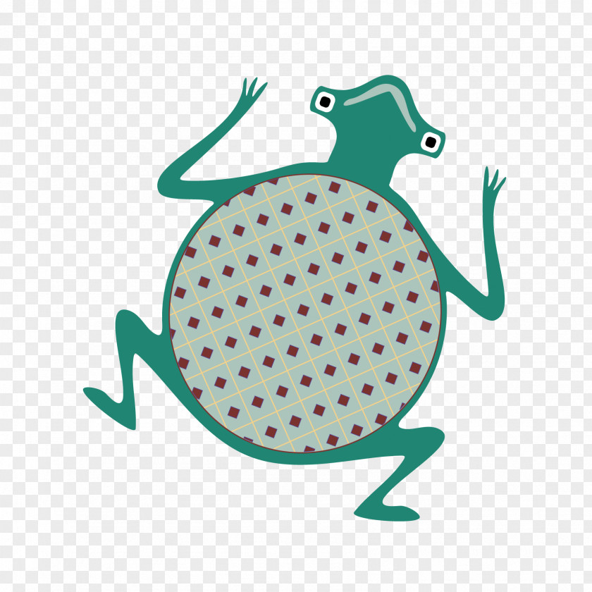 Cute Tortoise Frog Vector Graphics Design Image PNG