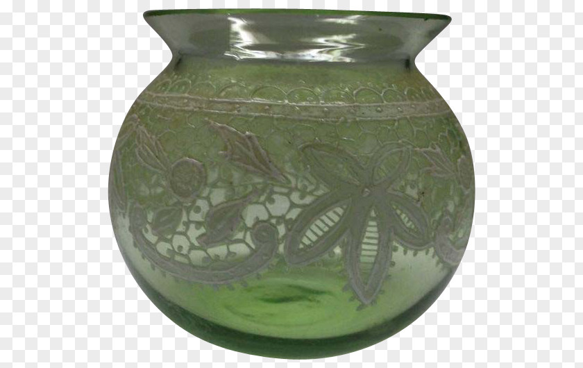 Hand-painted Lace Ceramic Glass Vase Artifact Pottery PNG