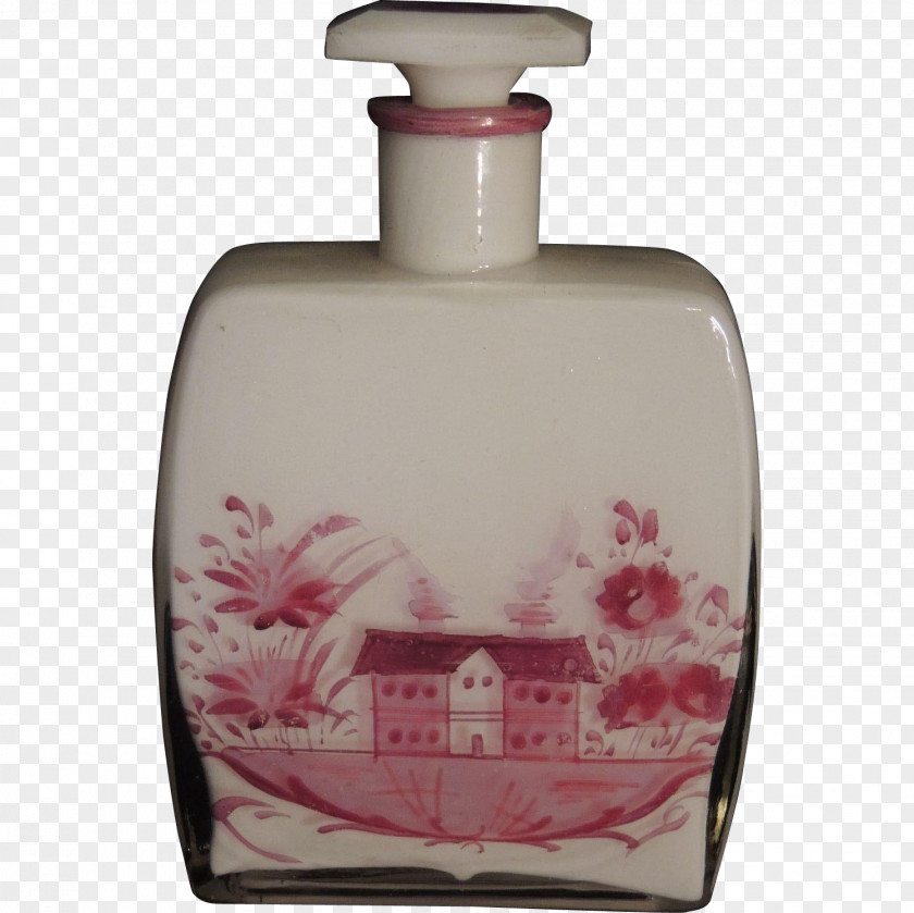 Perfume Bottle Porcelain Creamer Pottery Pitcher Lid PNG