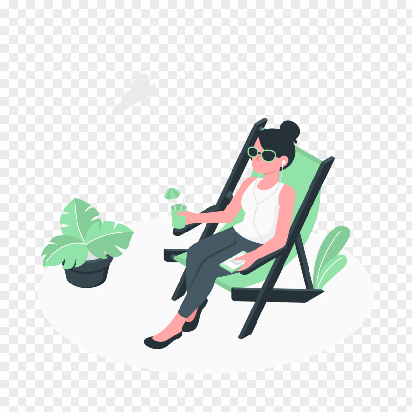 Sitting Silhouette Cartoon Drawing Logo PNG