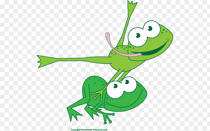 Frog Jumping Contest Clip Art PNG