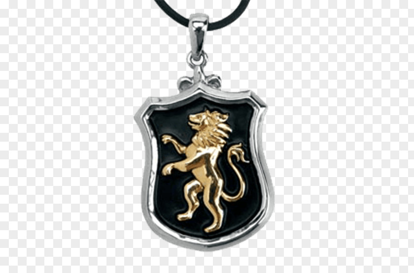 Lion Shield Locket Charms & Pendants Medal Necklace PNG