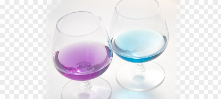 Butterfly Pea Wine Glass Water PNG