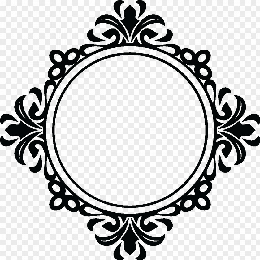 Baroque Vector Wedding Connection Picture Frames Sticker PNG