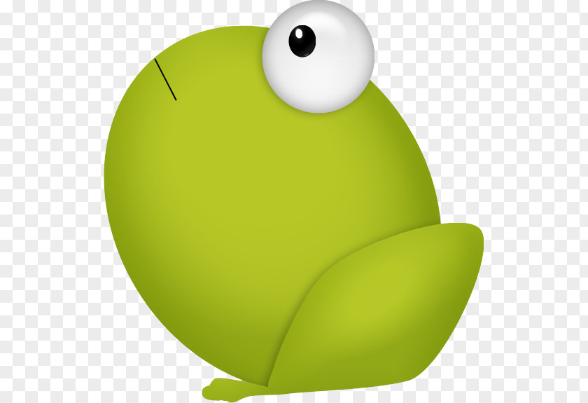 Green Little Fish Frog PNG