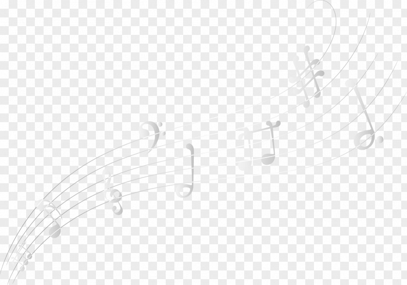 Hand Drawn Gray Notes White Sketch PNG