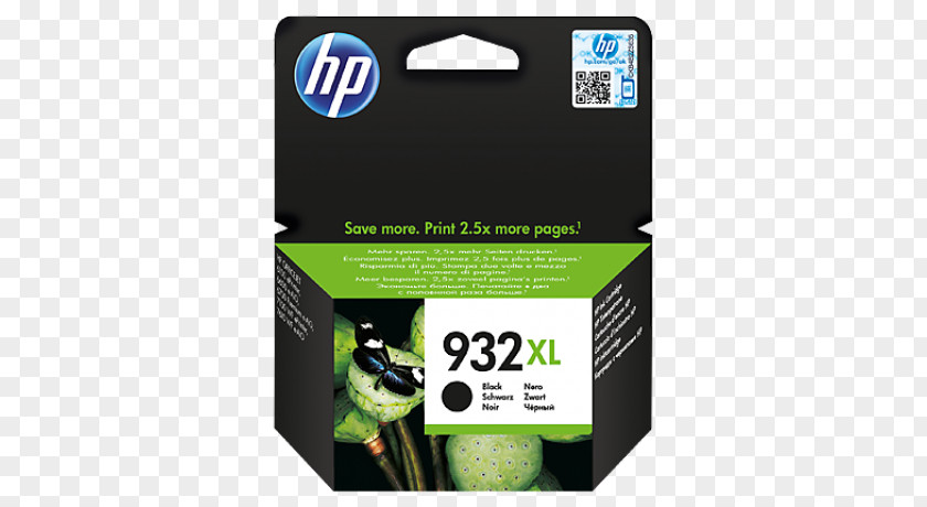 Ink Cartridges Hewlett-Packard HP 932XL Cartridge Ink-jet Consumables And Kits Officejet Printer PNG
