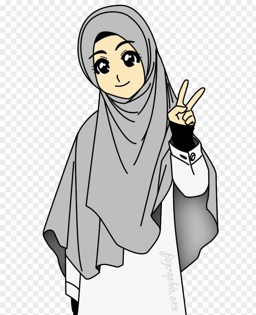 Islam Hijab Muslim Drawing Cartoon PNG