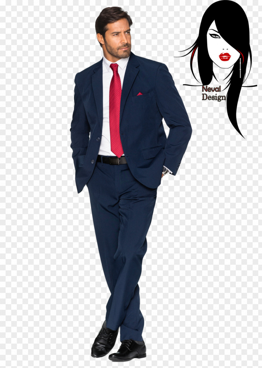 Model Suit Formal Wear Necktie Sleeve Blazer PNG