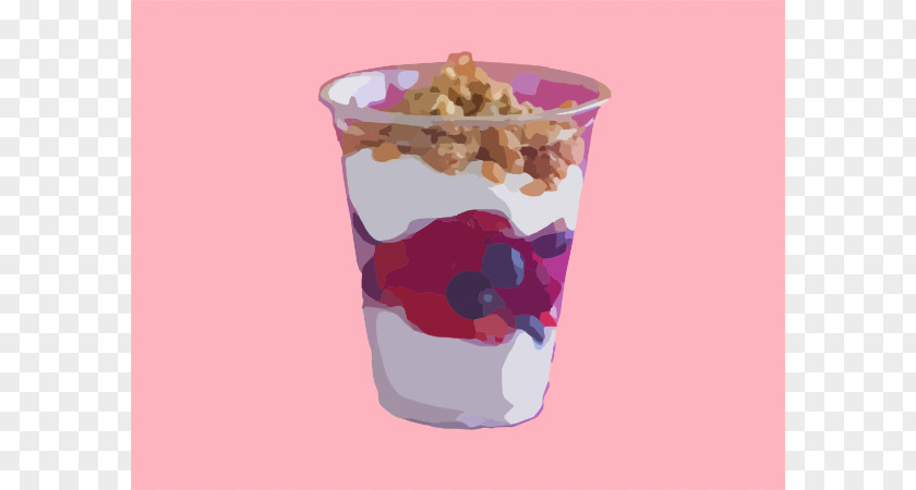 Parfait Cliparts Ice Cream Frozen Yogurt Fruit Salad Clip Art PNG