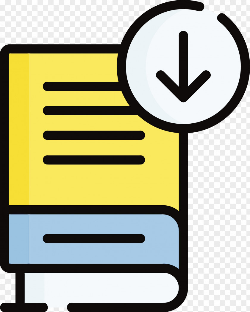 Yellow Icon Line Area Meter PNG