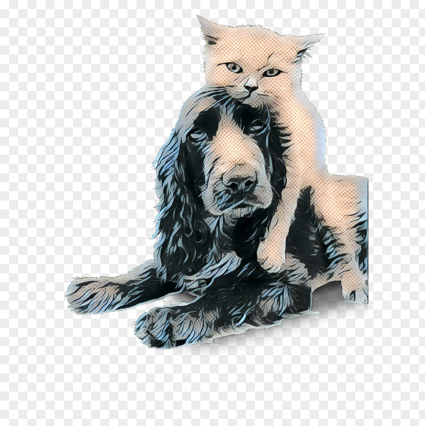 Cocker Spaniel Drawing Dog And Cat PNG