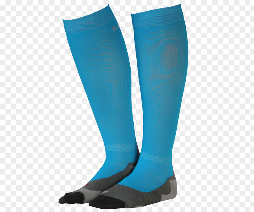 Cocona Sock Calf Strømpe Turquoise Shoe PNG