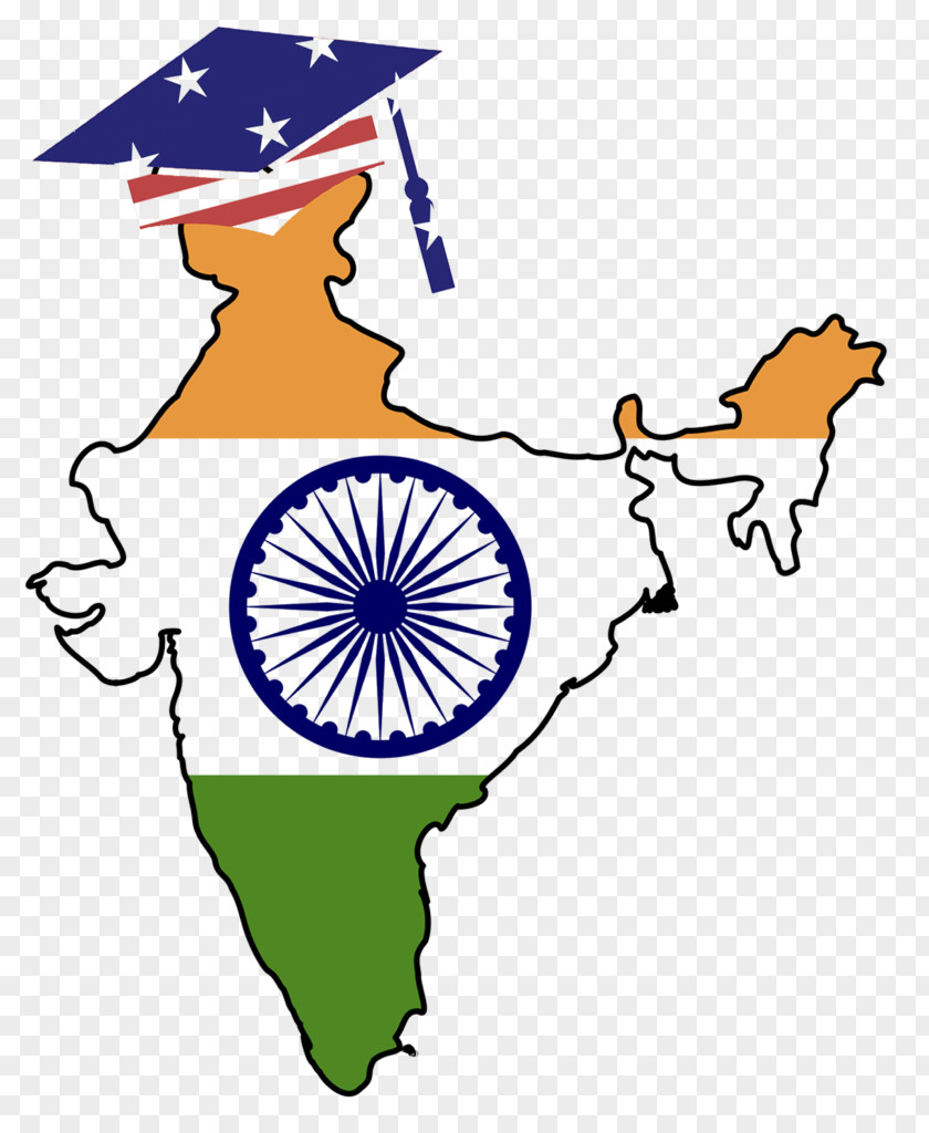 Indian Flag Of India Map Clip Art PNG