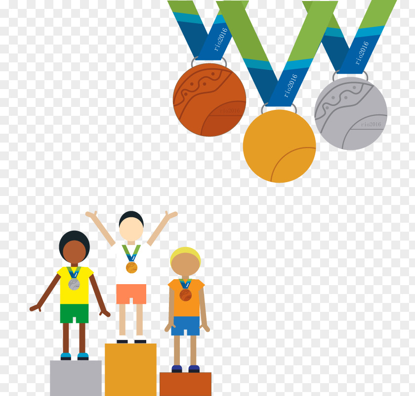 Vector Award Rio De Janeiro 2016 Summer Olympics Olympic Sports Euclidean PNG