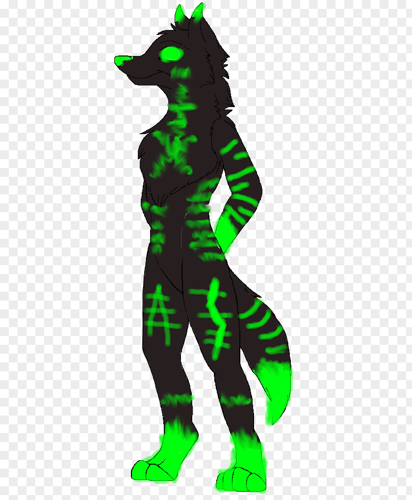 Wolf Furry Gray Fandom Black Green PNG