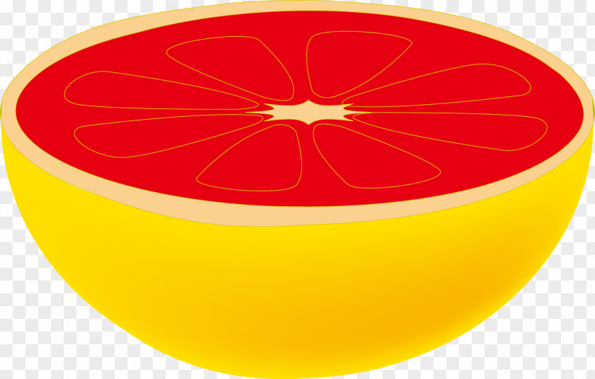 Cartoon Vector Grapefruit Circle Font PNG