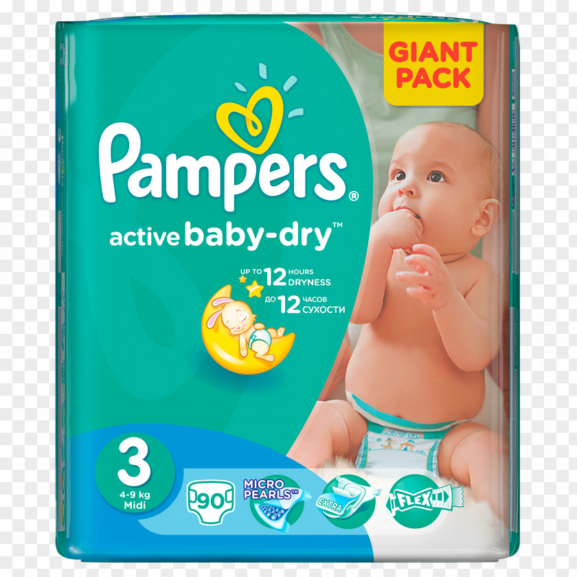 Diaper Pampers Baby-Dry Pants Infant PNG