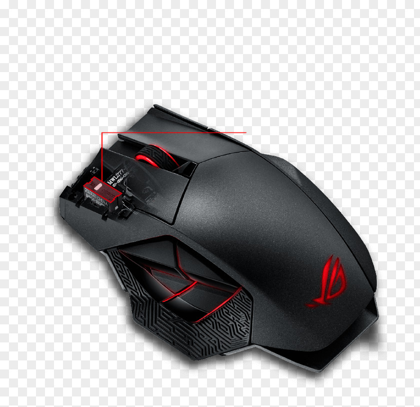 Feedback Button Gaming Mouse ROG Spatha Republic Of Gamers Computer ASUS PNG