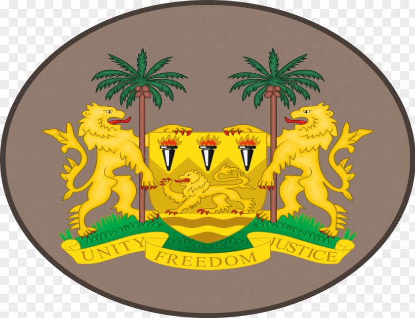 Military Ranks Of Sierra Leone Republic Armed Forces Coat Arms PNG