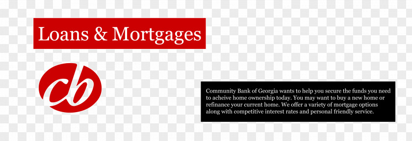 Bank Community Of Georgia Loan Officer Mortgage PNG