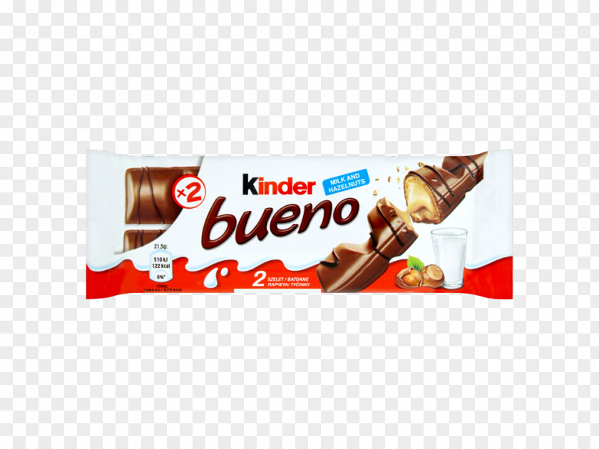 Kinder Bueno Chocolate Bar Surprise Milk PNG