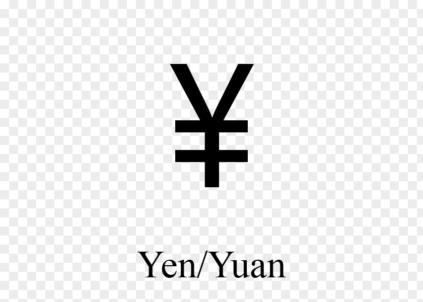 Symbol Currency Renminbi Japanese Yen Character PNG