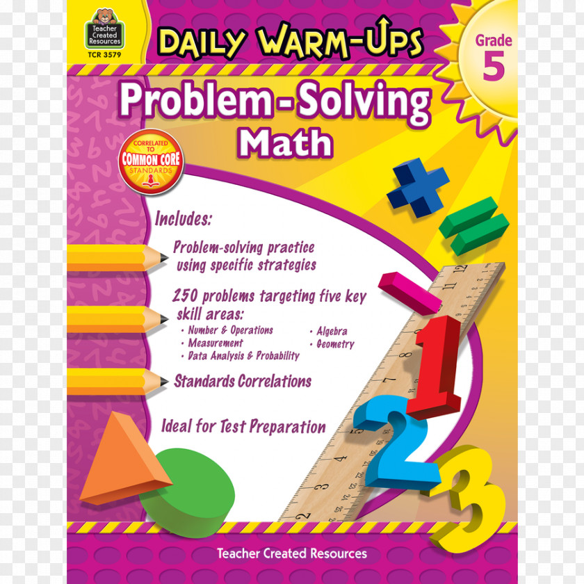 Activity Room Daily Warm-Ups: Problem Solving Math Grade 5 6 4 Mathematical PNG