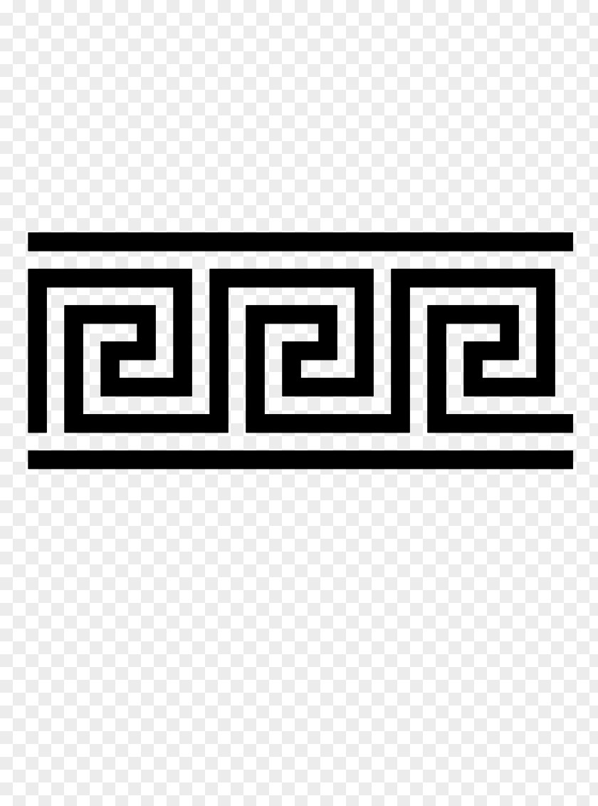 Greece Ancient Meander Geometric Art Clip PNG