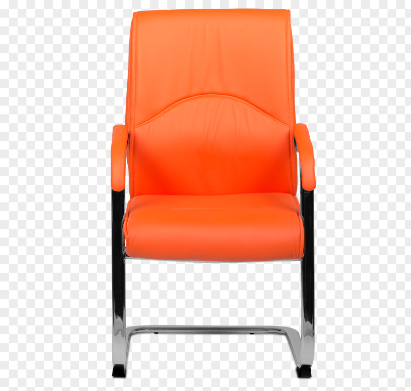Orange Chair Car Seat Armrest Comfort PNG