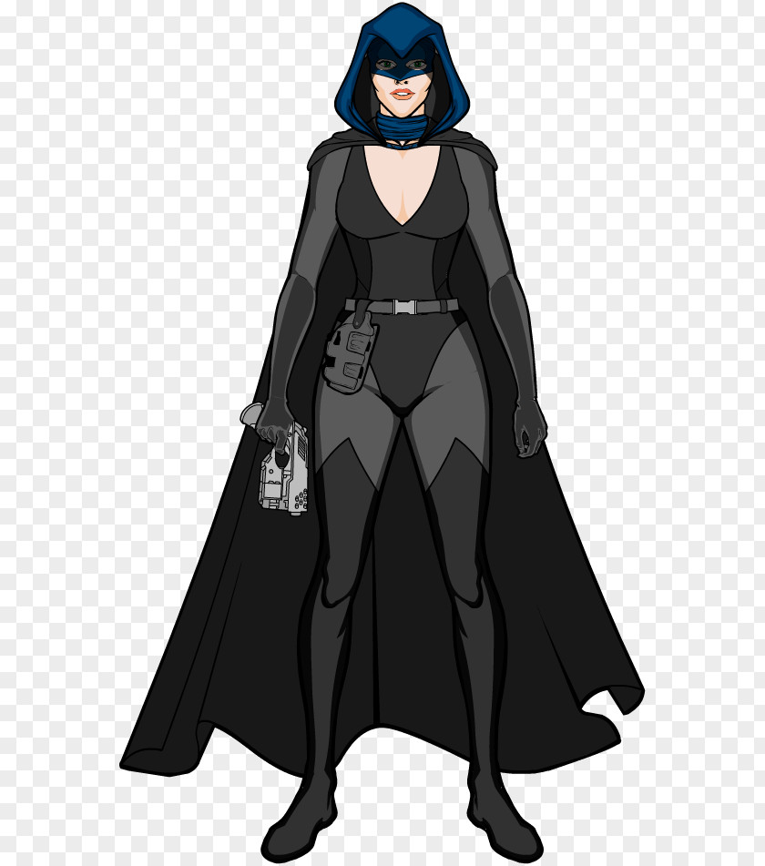 Cloak Costume Design Black M PNG