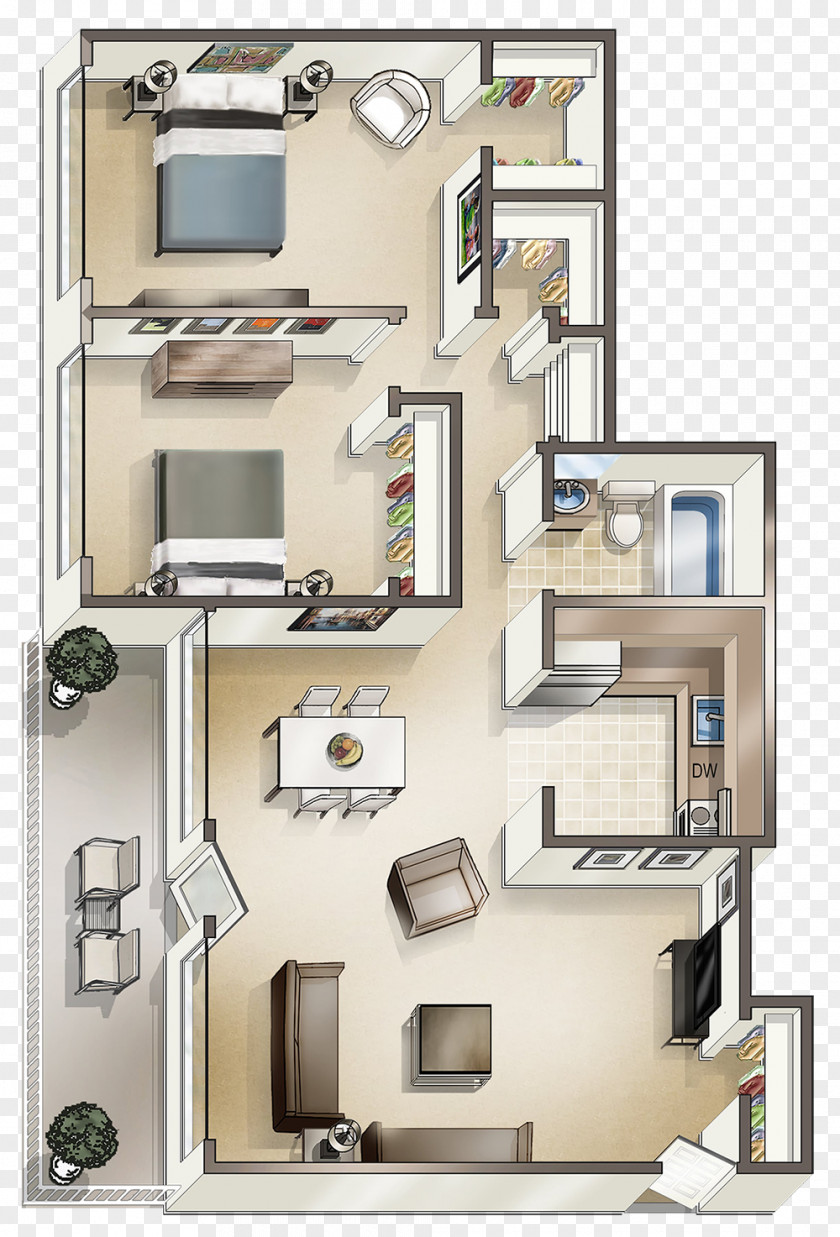 Condominium Interior Design Real Estate Background PNG