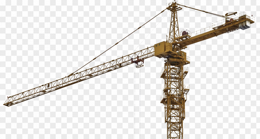 Crane Illustration Hoist Construction Machine PNG