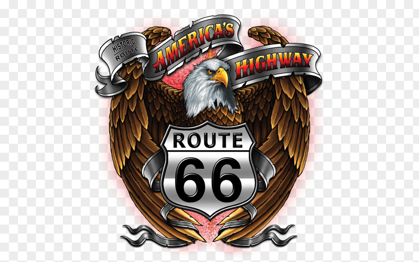 T-shirt U.S. Route 66 Highway Road Motorcycle PNG