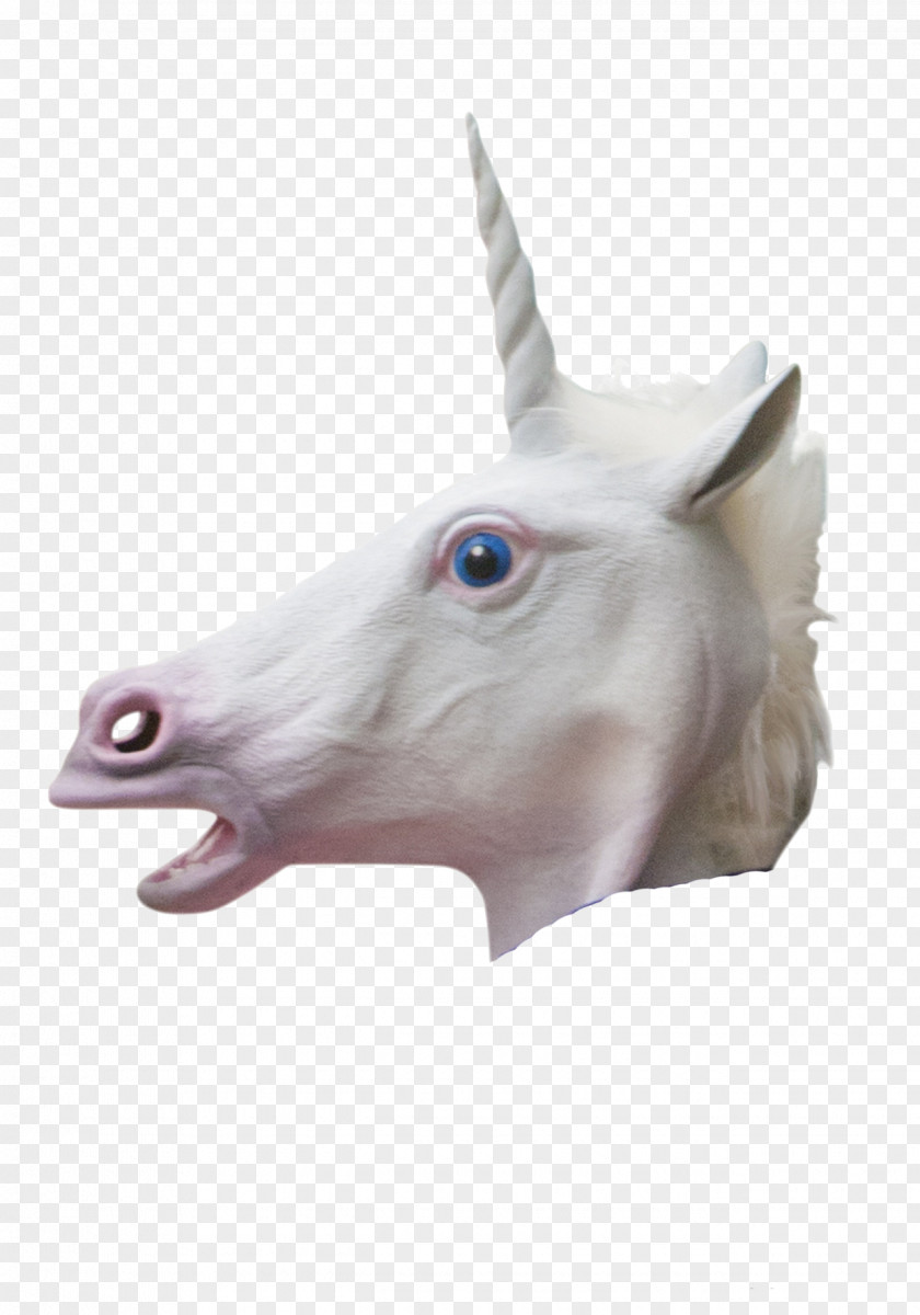 Unicorn Horse Head Mask Costume PNG