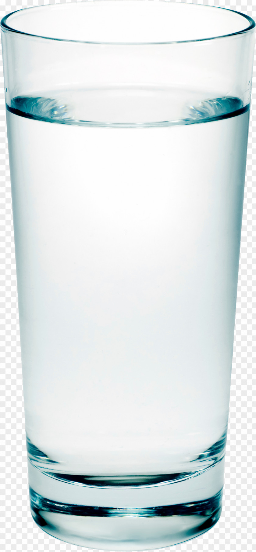 Blue Transparent Water Glass Without Matting PNG