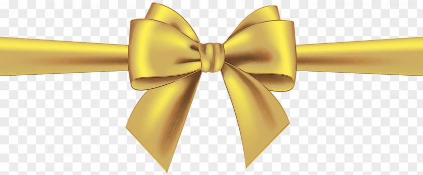 Brass Gold Bow Tie PNG