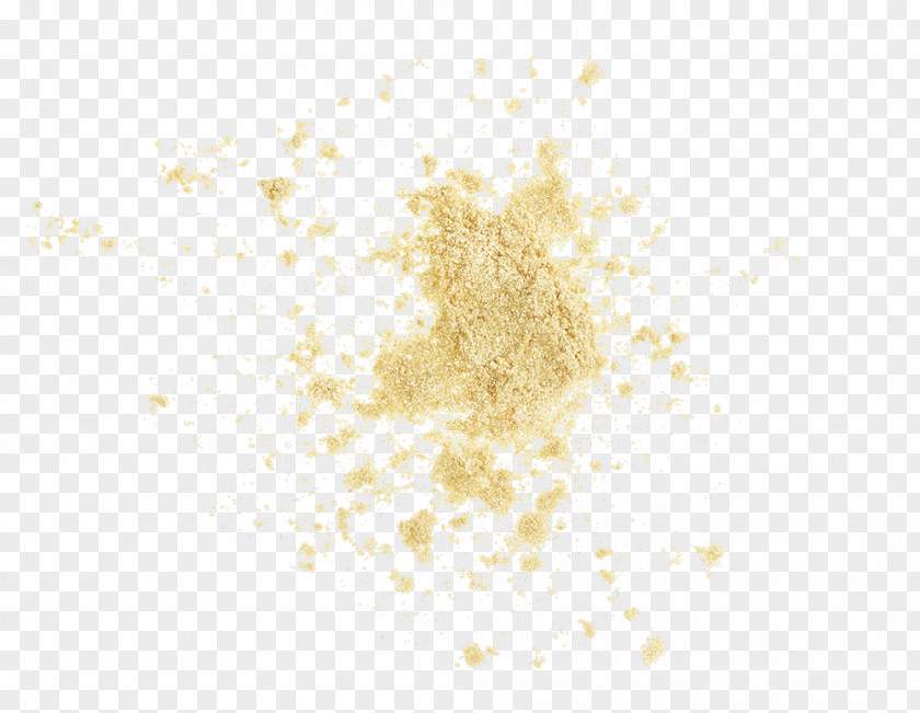 Golden Yellow Powder Face Sunscreen Collage Color Microfold Cell PNG