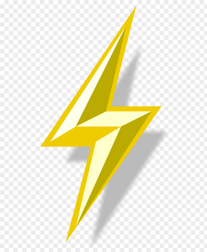 Printable Lightning Bolt Clip Art PNG