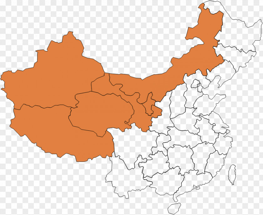 Great Wall Of China Blank Map Globe PNG