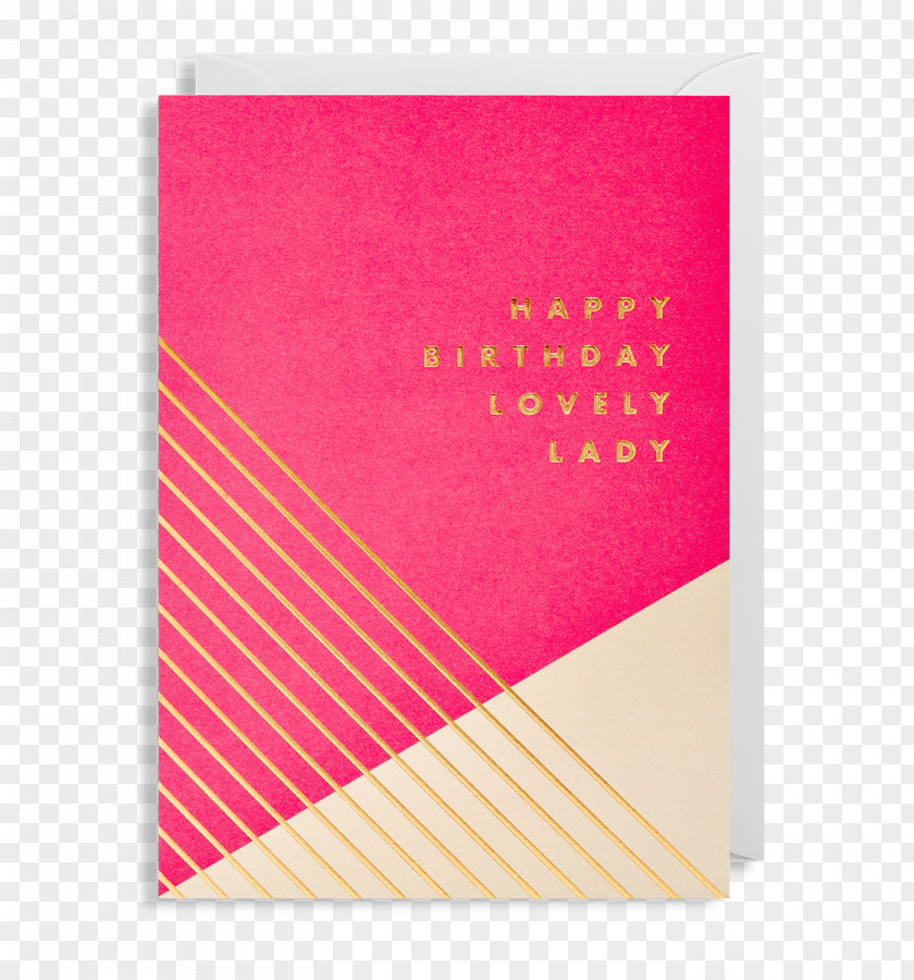 HAPPY LADY Birthday Greeting & Note Cards Wish Happiness PNG