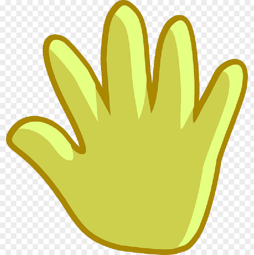 Palm Of Your Hand Clip Art Openclipart Hand-waving PNG